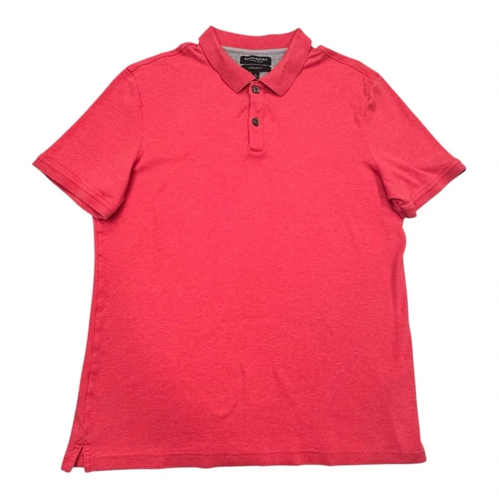 Banana Republic Vibrant Red Polo Shirt